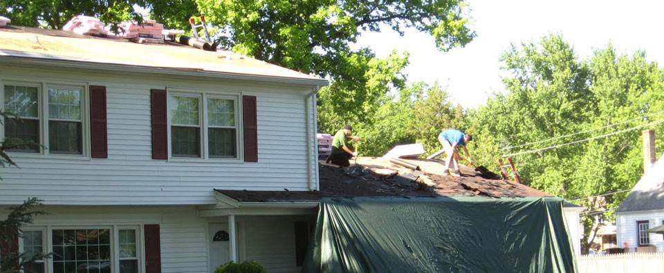emergency roof repair project